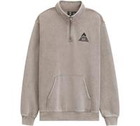 Vans - Pull à col zippé - Mte Peak Quarter Zip Pullover Pewter pour Homme en Coton - Taille M - Gris Gris M
