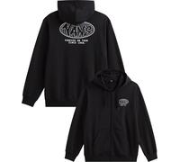 Vans - Pull chaud zippé - World Tour Loose Full Zip Black pour Homme en Coton - Taille L - Noir Noir L