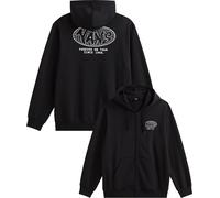 Vans - Pull chaud zippé - World Tour Loose Full Zip Black pour Homme en Coton - Taille S - Noir Noir S