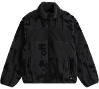 Vans - Pull zippé en sherpa - Stiller Sherpa Full Zip Asphalt/Black pour Homme - Taille M - Noir Noir M