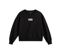 Vans - Retro Crew Noir Sweat en Coton - Femme - Sweatshirts et sweats à capuche - Noir - Taille: 36 FR