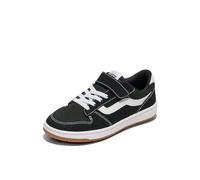 Vans Ryland Ls V Basket, Suede/Canvas Black/White, 33 EU