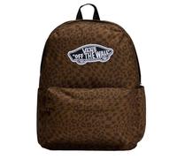 Vans Sac à dos imprimé léopard, motif Off The Wall, marron