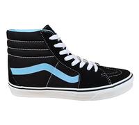 Vans Sk8-Hi Baskets pour homme en cuir et textile Noir, Noir , 41 EU
