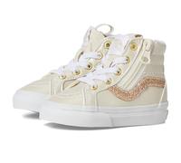 Vans SK8-HI Reissue Q3DJR1 Dazzled Turtledove Chaussures Fille Baskets Hautes Lacets Zip, beige, 24 EU