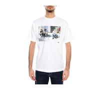 Vans - Skate Atiba Haze Curb Crew SS - Homme - Tops - Blanc - Taille: S