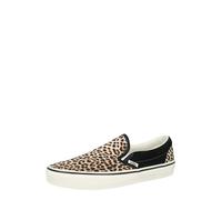 Vans - Chaussures de skate - Classic Slip-On Black Leopard pour Femme - Taille 40,5 - Marron Marron 40,5
