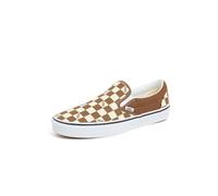 VANS Slip on 'Classic' noisette / blanc, Taille 38,5