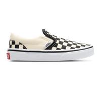 Vans Chaussures Checkboard Classic Slip On Blanc/Noir Enfant Taille 29