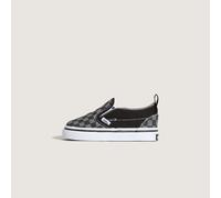 Vans - Slip-On V - Chaussures lifestyle enfant (Checkerboard) Blk / Pewter - 22