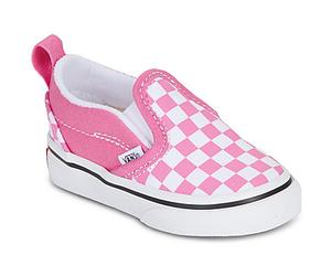 Vans Slip ons enfant Slip-On V COLOR THEORY CHECKERBOARD Pink Fizz in Rose 25