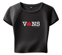 Vans - Souvenir Baby Tee - T-shirt femme Black - S