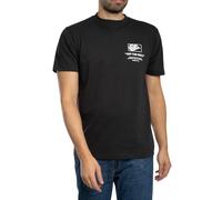 Vans T-shirt Stockpile manches courtes Noir/Blanc Taille S