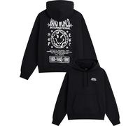 Vans - Sweat à capuche - Vans World Intl Pullover Black pour Homme - Taille M - Noir Noir M