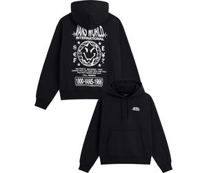 Vans - Sweat à capuche - Vans World Intl Pullover Black - Taille L - Noir Noir L