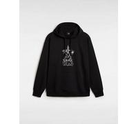 VANS Sweat-Shirt C / à Capuche Unisexe Crazy Eddy 66 Loose - Blk (Black / Blanc)