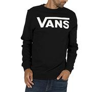 Vans Sweat-Shirt MN Classic Crew II pour Homme, Noir (Black-fwhite Y), S