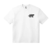 Vans T-shirt Awaken Tiger manches courtes Blanc XL Homme