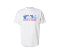 VANS T-Shirt 'Art Skool' bleu / rose / blanc, Taille M