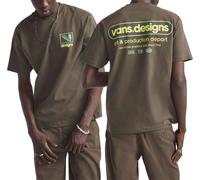 Vans - T-shirt en coton - Art Production SS Tee Coal Brown pour Homme en Coton - Taille XL - Gris Gris XL