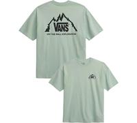 Vans - T-shirt en coton bio - Mte Crestline SS Tee Gray Olive pour Homme en Coton - Taille M - Vert Vert M
