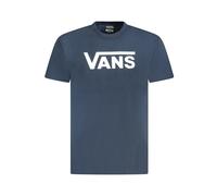 Vans - T-shirt en Coton Bleu- Manches Courtes- Coupe Classique - Homme - Tops - Bleu - Taille: S