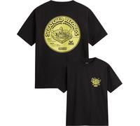 Vans - T-shirt en coton - Scratched Records SS Tee Black pour Homme en Coton - Taille M - Noir Noir M