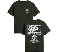 Vans - T-shirt en coton - Stacked Hi SS Tee Dried Kelp pour Homme en Coton - Taille L - Kaki Kaki L