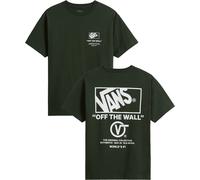 Vans - T-shirt en coton - Stacked Hi SS Tee Dried Kelp pour Homme en Coton - Taille S - Kaki Kaki S