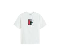 VANS T-Shirt 'Feel So Alive Tee' rouge vif / noir / blanc, Taille M