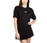Vans T-Shirt Marque Modèle Robe T-Shirt Noire Femme Center Vee