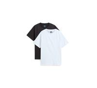 VANS T-Shirt noir / blanc chiné, Taille M