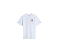 VANS T-Shirt 'PALM CHEERS CLASSIC' bleu clair / vert / orange / fuchsia / blanc, Taille XS