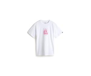 VANS T-Shirt 'Read The Room' rouge pastel / blanc, Taille S