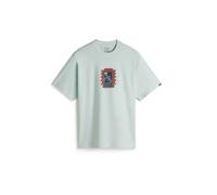 VANS T-Shirt 'Skull Window' menthe / noir, Taille XS