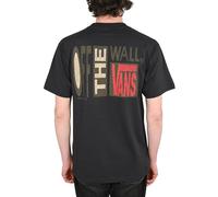 Vans T-Shirt Stretch Stack Crackle Manches Courtes Noir Coton
