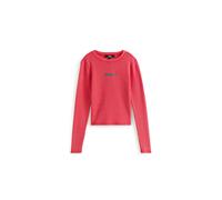 VANS T-shirt 'Teri' rouge clair / noir / blanc, Taille XS