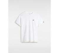 VANS T-Shirt Unisexe Left Chest Logo , Col, Manches Courtes - EY28 (Blanc / Ner