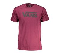 Vans - T-shirt violet classique col rond - Homme - Tops - Violet - Taille: XS