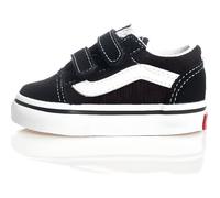 Vans TD Old - Sneakers garçon noir à scratch, tige textile 18