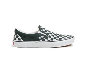 Vans - Théorie des Couleurs Slip-On Checkboard Chaussures - Homme - Chaussures - Vert - Taille: 45 EU