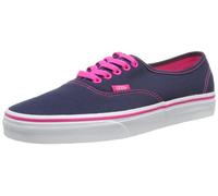 Vans U Authentic Pop, Baskets Mode Mixte Adulte - Bleu (Dress Blues/Pink Glo), 41 EU (8.5 US)