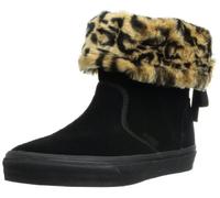 Vans U SLIP-ON LACE BOOT (LEOPARD) BLACK, basket mixte adulte - Noir - Noir, FR : 38.5 (Taille fabricant : 38.5)