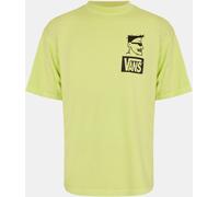 Vans Unisex Adults Beachfront Short-Sleeve Black T-Shirt Lime d'ombre X Large Unisex