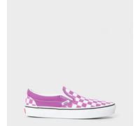 Vans Unisex Adults Classic Color Theory Checked Canvas Slip-On Trainers Willowherb 3.5 Unisex