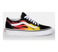 Vans Unisex Old Skool Flame Black/white Taille: 35 | Chaussures à Lacets Outlet | Unisex | Le Noir