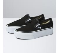 Vans Unisexe Lifestyle Classic FTW Sneaker Ua Classic Slip-On Stackform Canvas Black/True White EUR 44,5