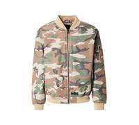 VANS Veste mi-saison 'Copley' écru / noisette / gris / vert clair, Taille M