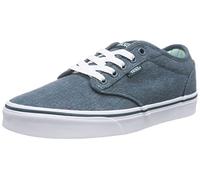 Vans W Atwood Washed, Sneakers Basses Femme - Vert ((Washed Canvas) Deep, 40.5 EU