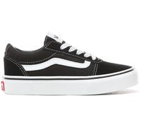 Vans Garçon Ward Suede/Canvas Sneaker Basse, Suede Canvas Black White, 35 EU